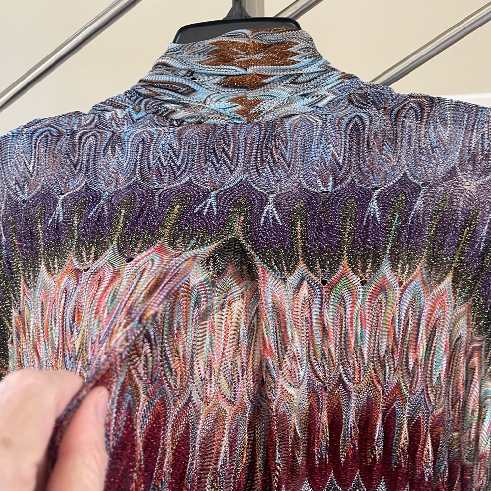 MISSONI Multicolor Maxi jacket - Picture 3 of 11